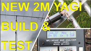 New 2m Yagi Build & Test