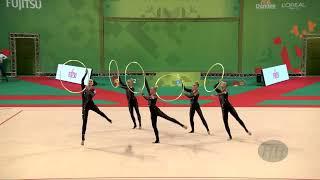 Finland (FIN) - 2022 Rhythmic Worlds, Sofia (BUL) - Qualifications 5 Hoops