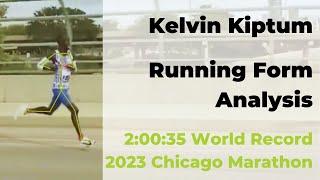 Kelvin Kiptum - Running Form Analysis - World Record Run at the 2023 Chicago Marathon