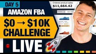 AMAZON FBA $10,000 CHALLENGE  (Day 5) Leveraging Your Competitors Customers!
