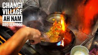 SINGAPORE HAWKER FOOD - CHANGI VILLAGE BBQ STING RAY AND SEAFOOD