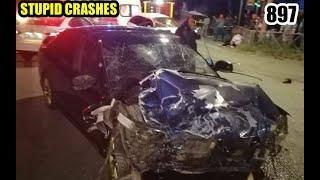 Stupid crashes 897 June 2024 car crash compilation