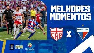 CRB 2X0 Fortaleza - Melhores Momentos - Final da Copa do Nordeste - 09 06 2024