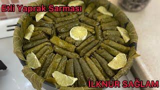 Etli Yaprak Sarması/Lokum Gibi Dağılmadan Pişen Etli Sarma Nasıl YapılırSarma Tarifleri/Etli Sarma