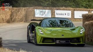 2000HP Lotus Evija (1700Nm) Flatout at Goodwood FOS