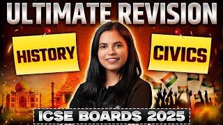 5 Day Complete HISTORY - CIVICS Revision Plan | Balancing HCG | Class 10 ICSE Board | Preksha Jain