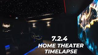 Basement Movie Theater Timelapse + Man Cave | Full Construction | 4K Dolby Atmos Home Cinema