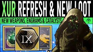 Destiny 2: XUR'S TASTY CATALYSTS & NEW WEAPONS! Exotic Loot, Engrams, Armor & More (28 June)