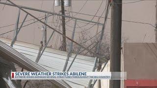 Powerful winds leave trail of damage across the Big Country