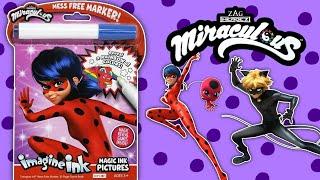 Miraculous Ladybug Imagine Ink Coloring & Activity Book | Magic Ink Reveal with Mess-Free Marker