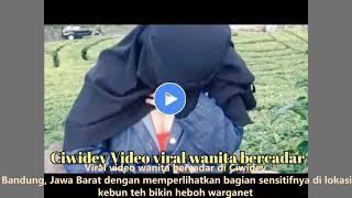 Viral video wanita bercadar di Ciwidey, Bandung, Jawa Barat dengan memperlihatkan bagian sensitifnya
