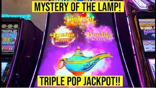 MYSTERY OF THE LAMP SLOT JACKPOT! POPPED ALL 3 TWICE!