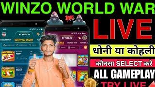 MR. SANDEEP TECH is live! Winzo World war Live Profit | Winzo World War Trick