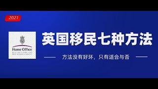 2021年移民英国的7种方法，方法没有好坏，只有适合不适合！