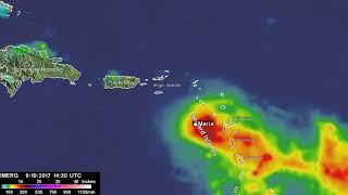 NASA Measures Hurricane Maria's Track of Torrential Rainfall