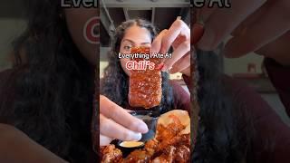 Chili’s Food Review️ #foodie #food #foodreview #chilis #mukbang #foodblogger