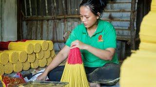 How Skilled Workers Produce Millions of Incense Sticks per Years