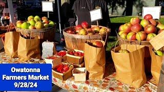 Owatonna Farmers Market 9/28/2024 Walk Through! Amazing Fall Crafts & Treats! Fruits Veggies & Art!