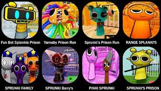 Fun Bot Splanki's Prison Run,Yarnaby Prison Run,Sprunki's Prison Run,Nightmare Sprunki's Prison Run