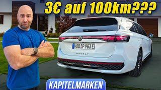 VW Passat Variant eHybrid: 120km Reichweite kann sonst keiner