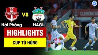 Highlights Hải Phòng vs HAGL | Dàn sao thi nhau tỏa sáng - Xuân Trường tặng đối thủ 1 bàn thắng