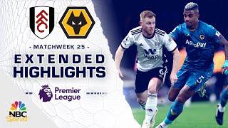 Fulham v. Wolves | PREMIER LEAGUE HIGHLIGHTS | 2/24/2023 | NBC Sports