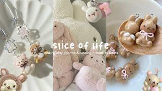 slice of life | make clay charms with me, packing orders, preparing for an upcoming art market !!