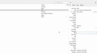 Manually Entering Sources into Zotero