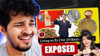 Living on Rs 2 for 24 HOURS Challenge | Food Challenge Exposed