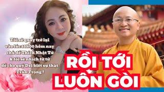 CÔ PHƯƠNG HẰNG gọi tên thầy THÍCH NHẬT TỪ