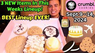 NEW Crumbl Cookies Review: Tres Leches Cake Biscoff, Lemon Cake, Banoffee Pie, OREO, Peanut Butter