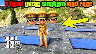 GTA 5 : 3 Head Little Singham Free download | by vip mafia yt