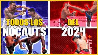 TODOS LOS NOCAUTS MAS IMPRESIONANTES DEL 2024 EN LA UFC