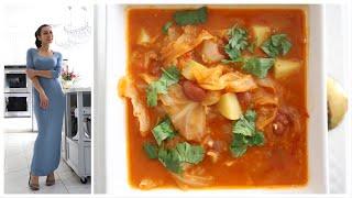 How to Pickle a Cabbage - Comfort Soup Kerchik - Heghineh Cooking Show