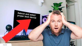 How To Fix Reboot And Select Proper Boot Device When Keyboard Is Not Working Windows 10/11