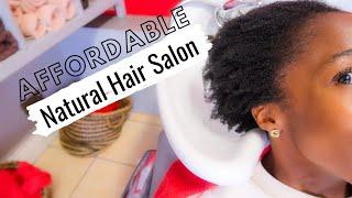 AFFORDABLE NATURAL HAIR SALON | £35 for wash, treatment and blow dry