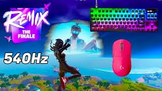 SteelSeries Apex Pro Mini ASMR  Solo Gameplay  Satisfying Keyboard Fortnite 360 FPS 4K