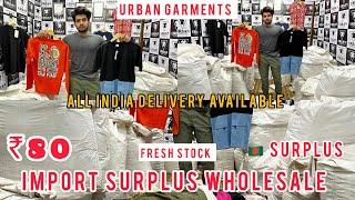 Urban Garments | Export Surplus Tshirt | Biggest Wholesaler in Mumbai | AKfashion vlogs 2024