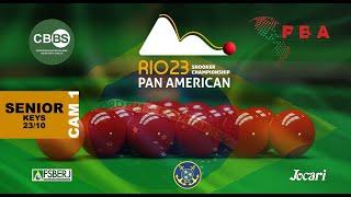 2023 PAN AMERICAN SNOOKER CHAMPIONSHIP | CHAVES | CAM 1