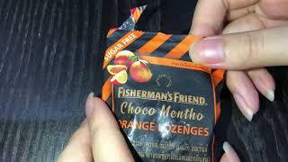 Fisherman’s Friend Choco Mentho Orange Lozenges #unboxfood