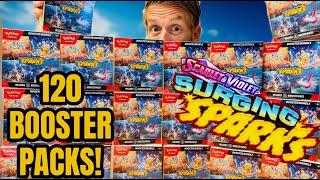 Testing Pull Rates for Surging Sparks by Opening an ENTIRE CASE of Booster Bundles!