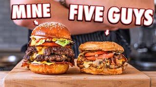 Making Five Guys Cheeseburger At Home | But Better