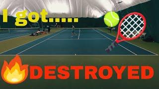 I got destroyed... | Dillon Sykes NTRP 5.0 vs David Reed NTRP 5.5