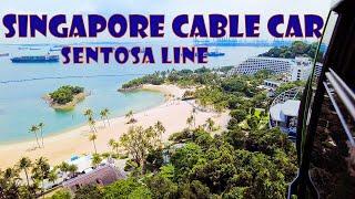 4K Singapore Cable Car Ride | Sentosa Line