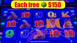 Big red deluxe $400 in live play 20 mins. Each tree $150. See how many I got? Winning session 