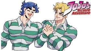 Jonathan and Dio's Teamwork (JOJO Comic Dub)