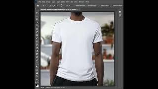 آموزش تغییر رنگ پیراهن سفید به سیاه در فتوشاپ  #shorts #photoshop