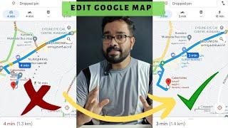 Add roads in Google Map || Edit Google Map