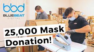 25,000 Mask Donation -  Million Mask Challenge