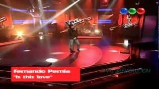 La voz Argentina / Fernando Pernia - Is this love (sonido de alta calidad)